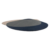 Brink &amp; Campman Blue Element Arp Hand-Tufted Wool Shaped Rug
