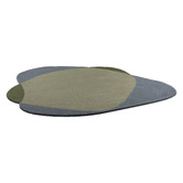 Brink &amp; Campman Green Element Chad Hand-Tufted Wool Shaped Rug