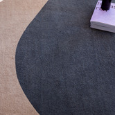 Brink &amp; Campman Blue Element Arp Hand-Tufted Wool Shaped Rug