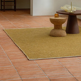 Brink &amp; Campman Mustard Frame Hand-Woven Wool &amp; Jute Rug