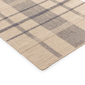 Brink &amp; Campman Beige &amp; Denim Zona Hand-Tufted Outdoor Runner