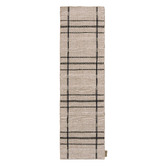 Brink &amp; Campman Beige &amp; Charcoal Line Zona Outdoor Runner