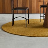 Brink &amp; Campman Ochre Echo Hand-Tufted Pure New Wool Round Rug
