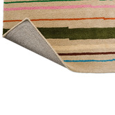 Brink &amp; Campman Multi-Coloured Shift Hand-Tufted Pure New Wool Rug