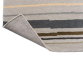 Brink &amp; Campman Steel Grey Shift Hand-Tufted Pure New Wool Rug