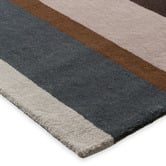 Brink &amp; Campman Retro Linear Hand-Tufted Pure New Wool Rug