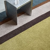 Brink &amp; Campman Retro Linear Hand-Tufted Pure New Wool Rug