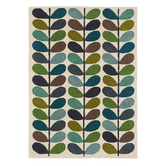 Orla Kiely Kingfisher Stem Hand-Tufted Wool Rug