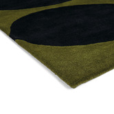 Image showcasing Orla Kiely Black Stem Hand-Tufted Wool Rug | Temple & Webster