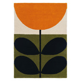Orla Kiely Black Stem Hand-Tufted Wool Rug