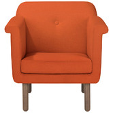 Orla Kiely Orange Accent Chair