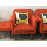 Orla Kiely Orange Accent Chair