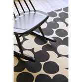 Orla Kiely Slate Puzzle Flower Hand-Tufted Wool Rug