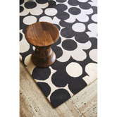 Orla Kiely Slate Puzzle Flower Hand-Tufted Wool Rug