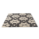 Orla Kiely Slate Puzzle Flower Hand-Tufted Wool Rug