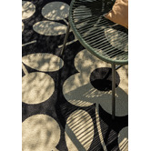 Orla Kiely Monochrome Stem Spring Hand-Hooked Indoor/Outdoor Rug