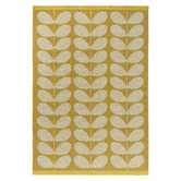 Orla Kiely Sunflower Stem Hand-Hooked Indoor/Outdoor Rug