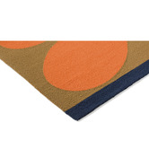 Orla Kiely Tomato Giant Sixties Stem Hand-Hooked Indoor/Outdoor Rug