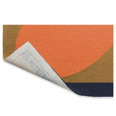 Orla Kiely Tomato Giant Sixties Stem Hand-Hooked Indoor/Outdoor Rug