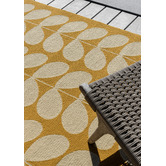Orla Kiely Sunflower Stem Hand-Hooked Indoor/Outdoor Rug