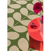 Orla Kiely Basil Stem Hand-Hooked Indoor/Outdoor Rug
