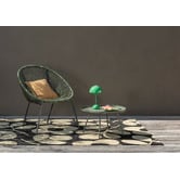 Orla Kiely Monochrome Stem Spring Hand-Hooked Indoor/Outdoor Rug