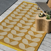 Orla Kiely Sunflower Stem Hand-Hooked Indoor/Outdoor Rug