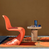 Orla Kiely Tomato Giant Sixties Stem Hand-Hooked Indoor/Outdoor Rug