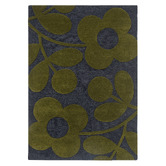 Orla Kiely Marine Sprig Stem Hand-Tufted Pure New Wool Rug