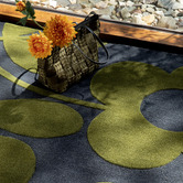 Orla Kiely Marine Sprig Stem Hand-Tufted Pure New Wool Rug