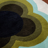Orla Kiely Sunflower Hand-Tufted Pure New Wool Round Rug