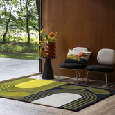 Orla Kiely Striped Tulip Hand-Tufted Pure New Wool Rug