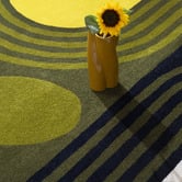 Orla Kiely Striped Tulip Hand-Tufted Pure New Wool Rug