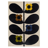 Orla Kiely Wild Rose Hand-Tufted Pure New Wool Rug