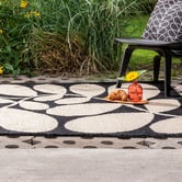 Orla Kiely Black Sycamore Indoor/Outdoor Rug
