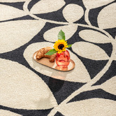 Orla Kiely Black Sycamore Indoor/Outdoor Rug