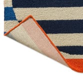 Orla Kiely Azure Stripy Stem Indoor/Outdoor Rug