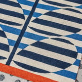 Orla Kiely Azure Stripy Stem Indoor/Outdoor Rug