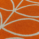 Orla Kiely Orange Linear Stem Indoor/Outdoor Rug