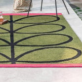 Orla Kiely Olive Linear Stem Indoor/Outdoor Rug