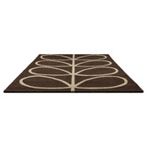 Orla Kiely Walnut Linear Stem Hand-Tufted Pure New Wool Rug