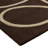 Orla Kiely Walnut Linear Stem Hand-Tufted Pure New Wool Rug