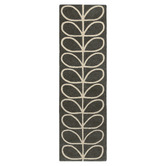 Orla Kiely Slate Linear Stem Hand-Tufted Pure New Wool Runner