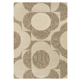 Orla Kiely Mushroom Prism Flower Hand-Tufted Pure New Wool Rug