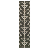 Orla Kiely Slate Linear Stem Hand-Tufted Pure New Wool Runner