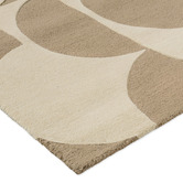 Orla Kiely Mushroom Prism Flower Hand-Tufted Pure New Wool Rug