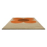 Orla Kiely Flower Placement Hand-Tufted Pure New Wool Rug
