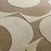 Orla Kiely Mushroom Prism Flower Hand-Tufted Pure New Wool Rug