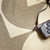 Orla Kiely Mushroom Prism Flower Hand-Tufted Pure New Wool Rug
