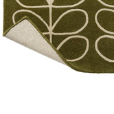 Orla Kiely Olive Linear Stem Hand-Tufted Pure New Wool Rug